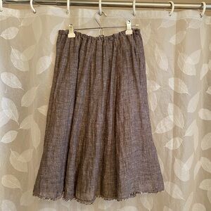 Eileen Fisher linen skirt